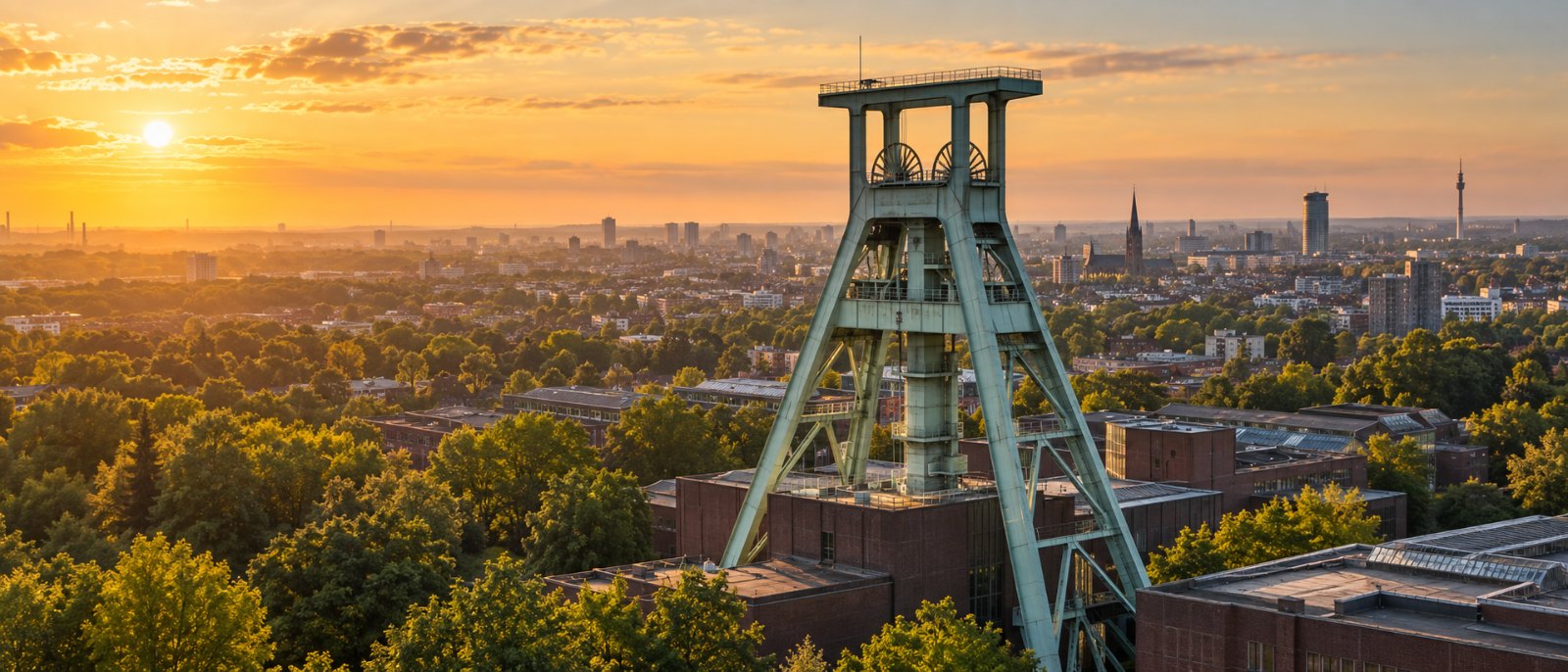 Förderturm des Deutschen Bergbau-Museums in Bochum